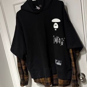 Bape Black and Brown Hoodie